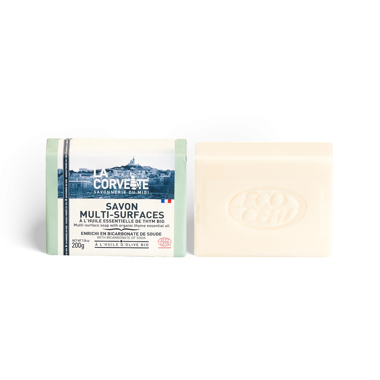Savon Multi-Surfaces au Thym – La Corvette – 200 g