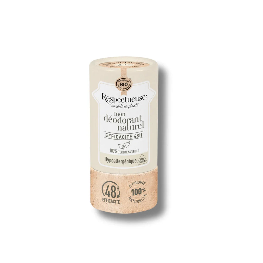Déodorant stick solide naturel 48H Respectueuse