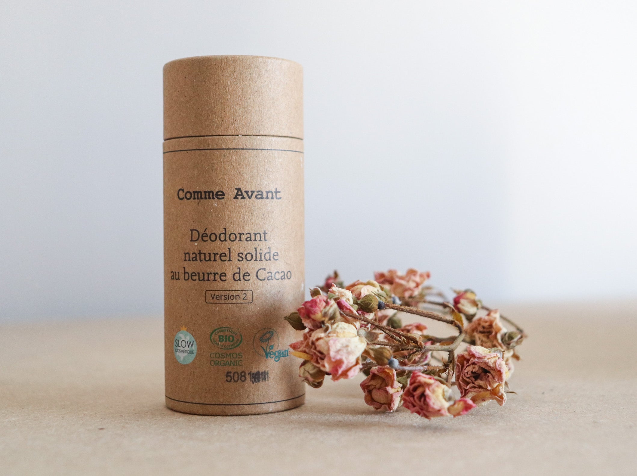 Déodorant solide au beurre de cacao