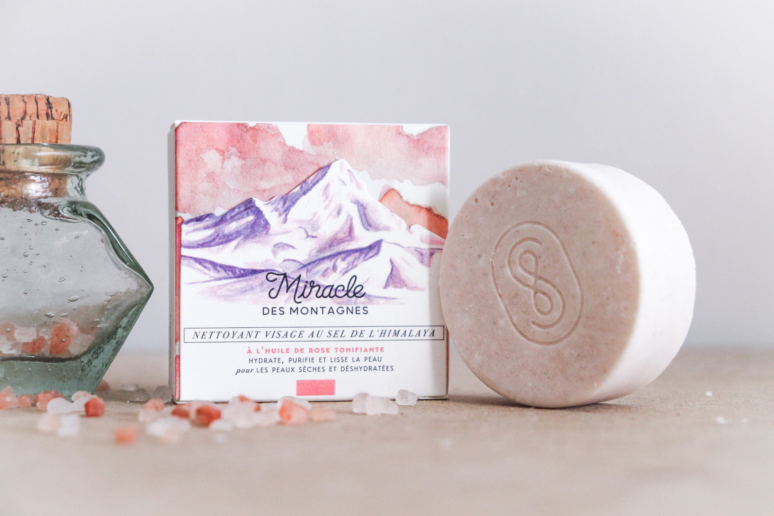 Nettoyant visage solide Miracle des Montagnes Savon Stories