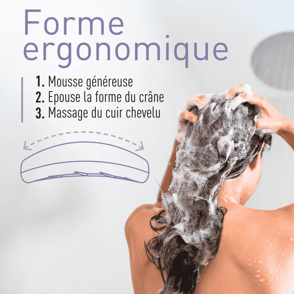 Shampoing solide déjaunissant – Respectueuse