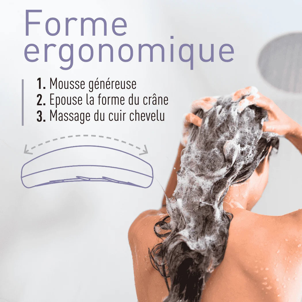 Shampoing solide déjaunissant – Respectueuse