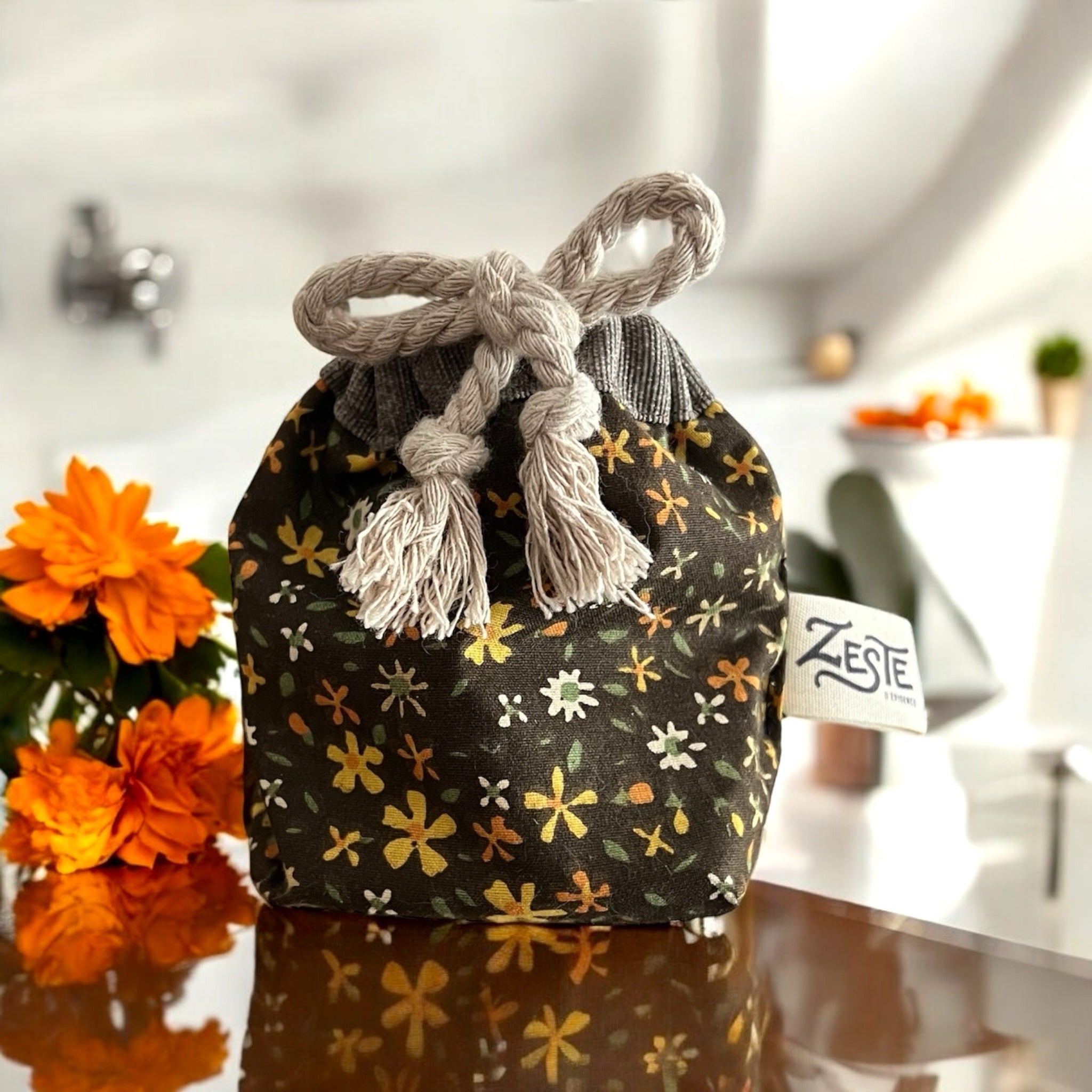 Bourse à cosmétique solide - Zeste d'Évidence