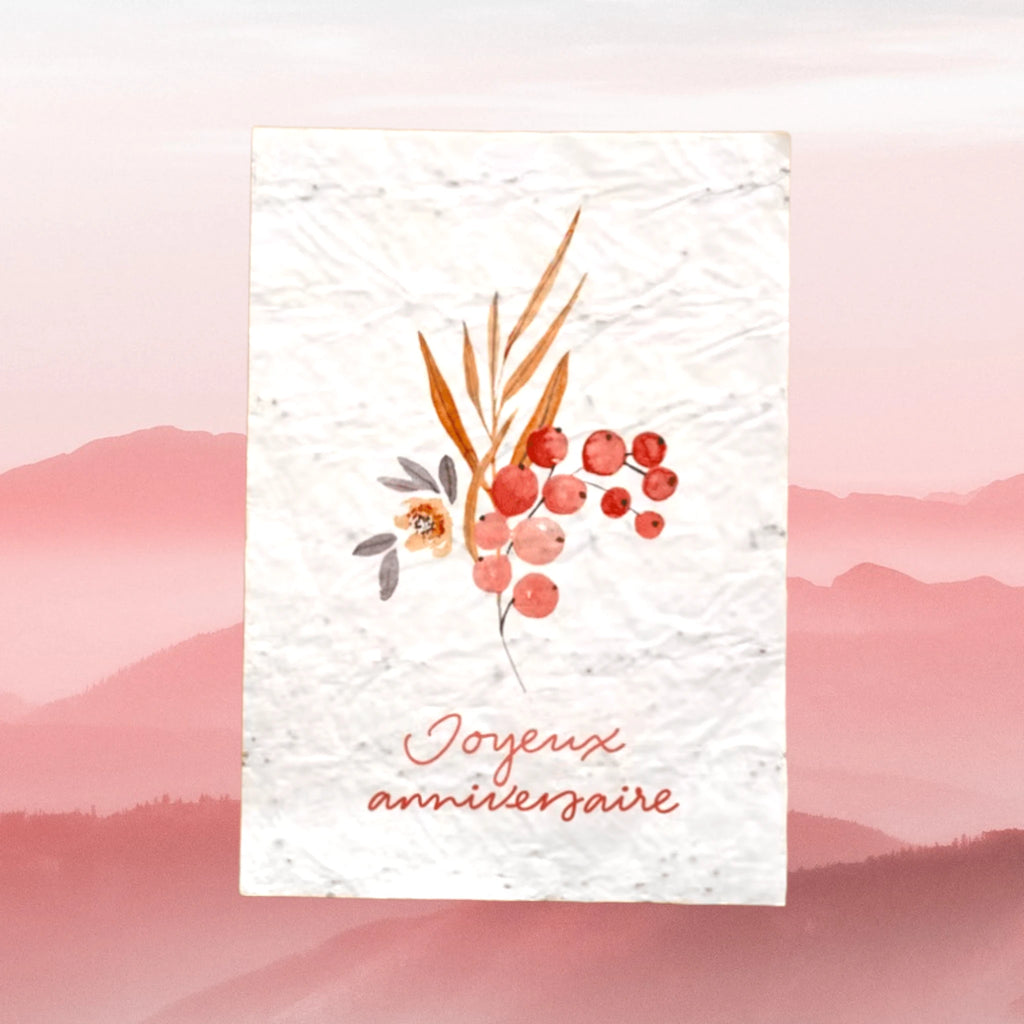 Carte à planter Joyeux Anniversaire