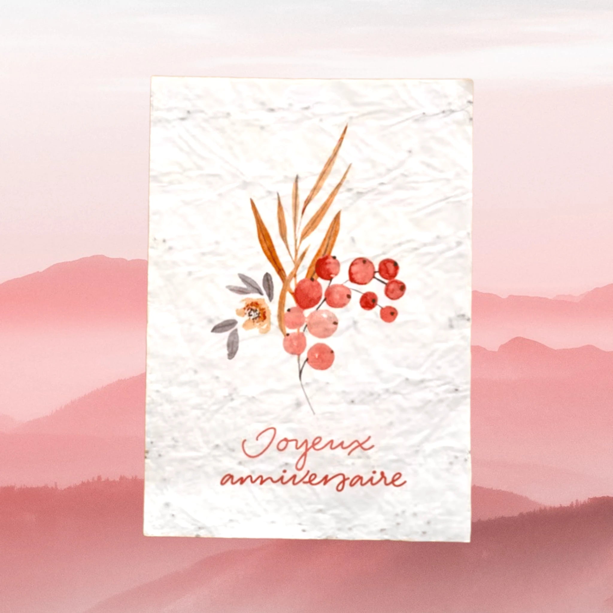 Carte à planter Joyeux Anniversaire