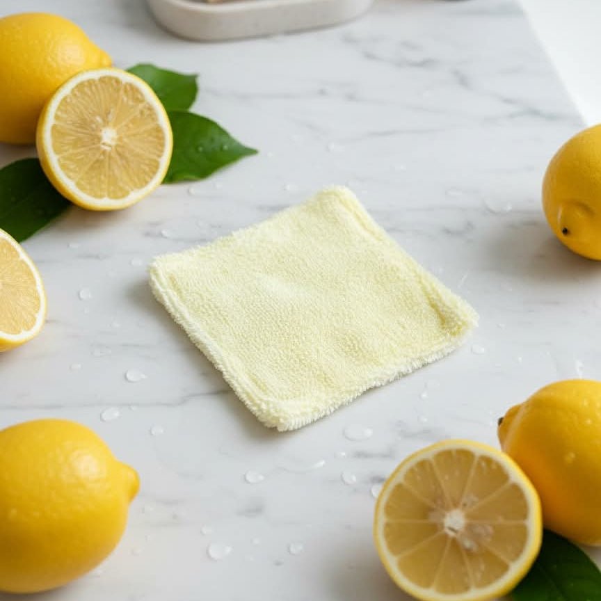 Coton démaquillant lavable double face micro - éponge - Zeste d'Évidence