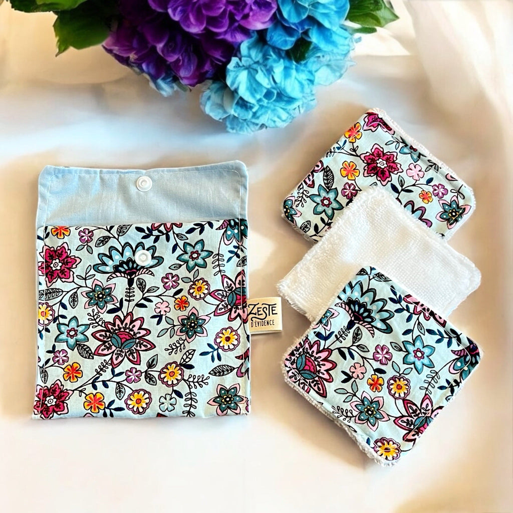 Cotons démaquillants réutilisables - Zeste d'Évidence