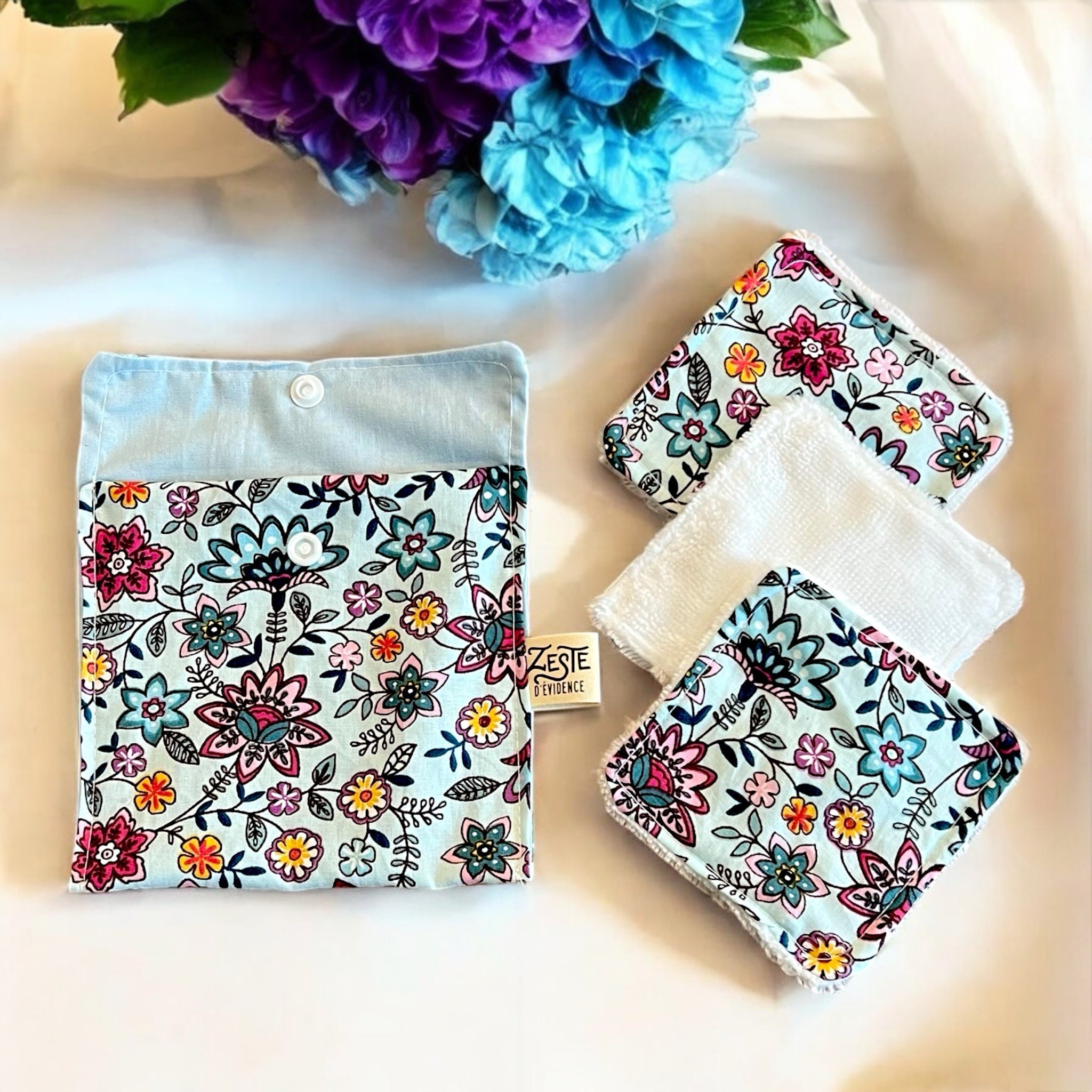 Cotons démaquillants réutilisables - Zeste d'Évidence