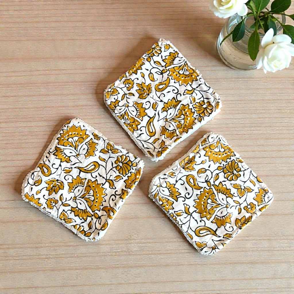 Cotons démaquillants réutilisables - Zeste d'Évidence