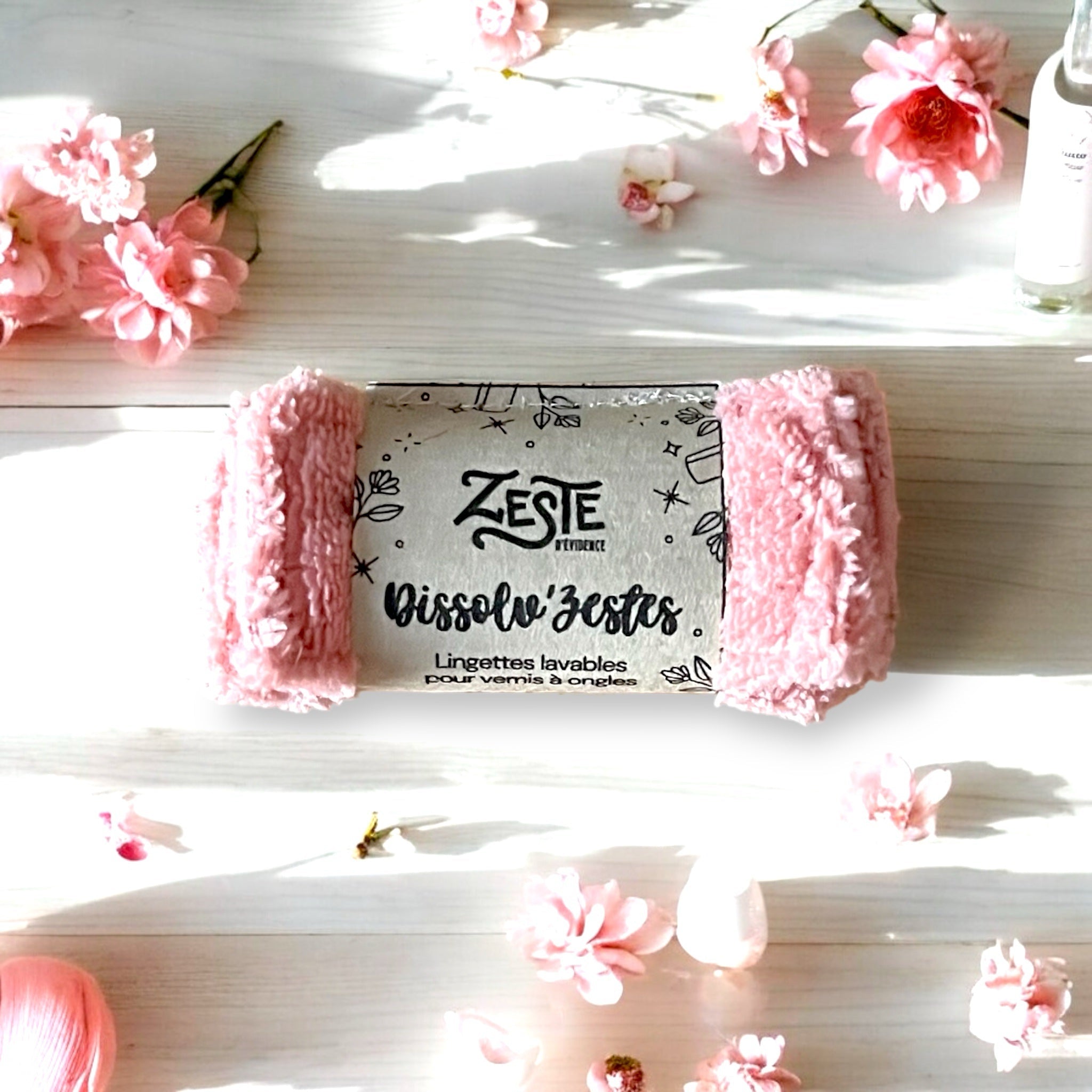 Dissolv'Zestes - Lingettes dissolvettes lavables pour le vernis - Zeste d'Évidence