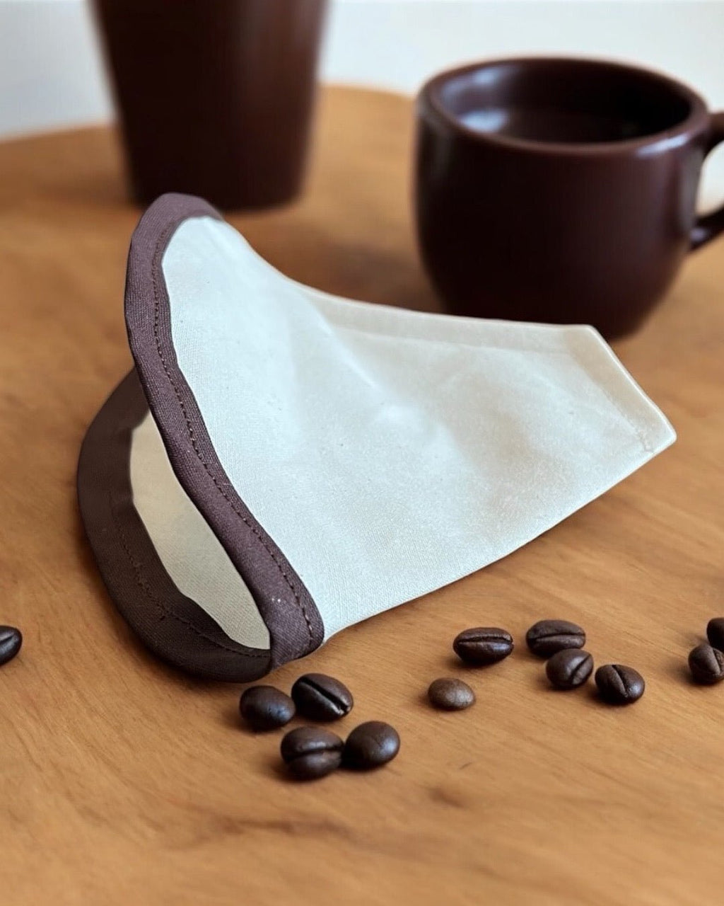 Filtre à café lavable en tissu - Zeste d'Évidence