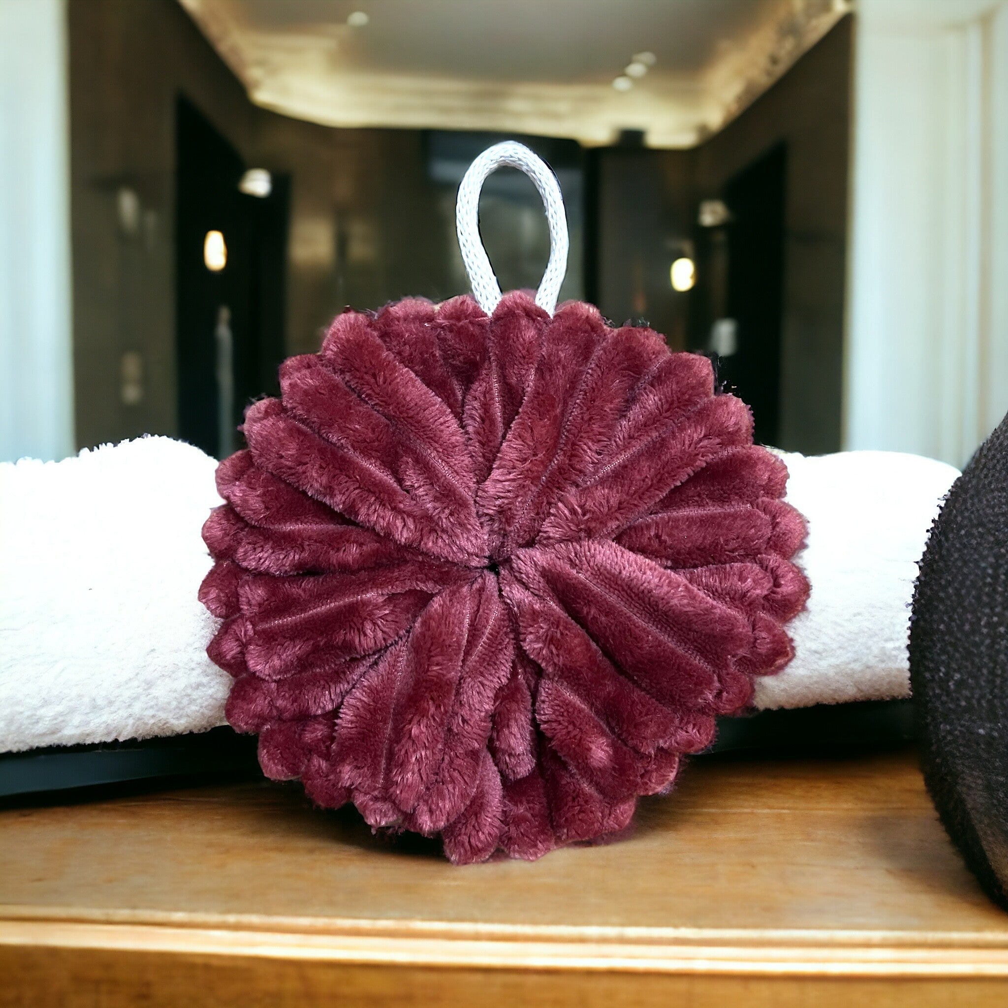 Fleur de douche lavable côtelée - Zeste d'Évidence