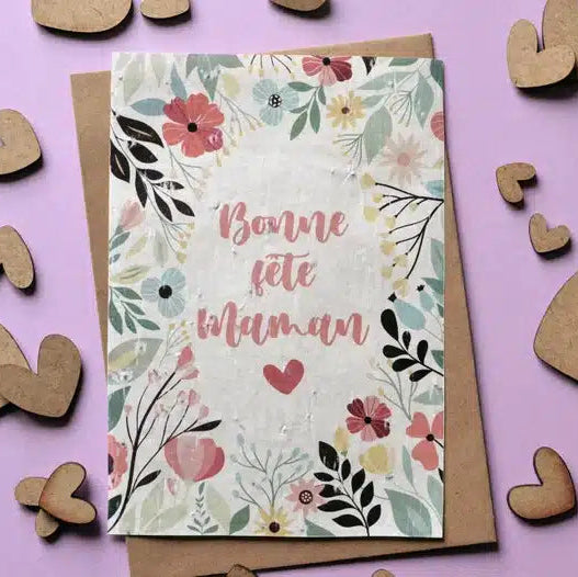 Carte à planter fêtes des mères