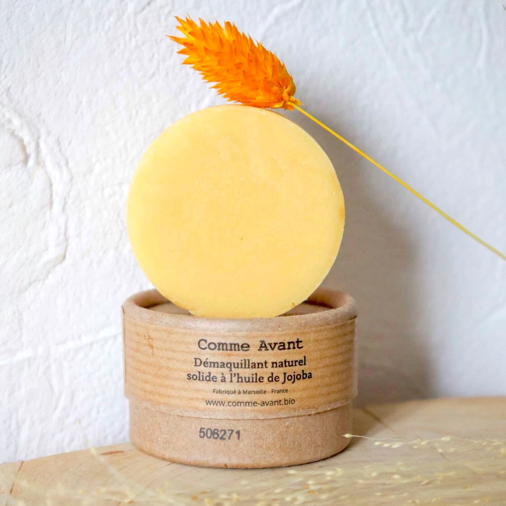 Démaquillant solide à l'huile de jojoba