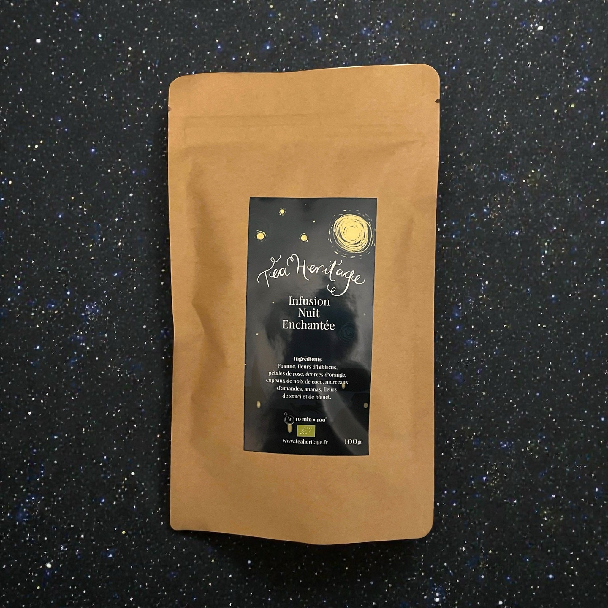 Infusion Nuit Enchantée - 100g - Tea Heritage - Zeste d'Évidence