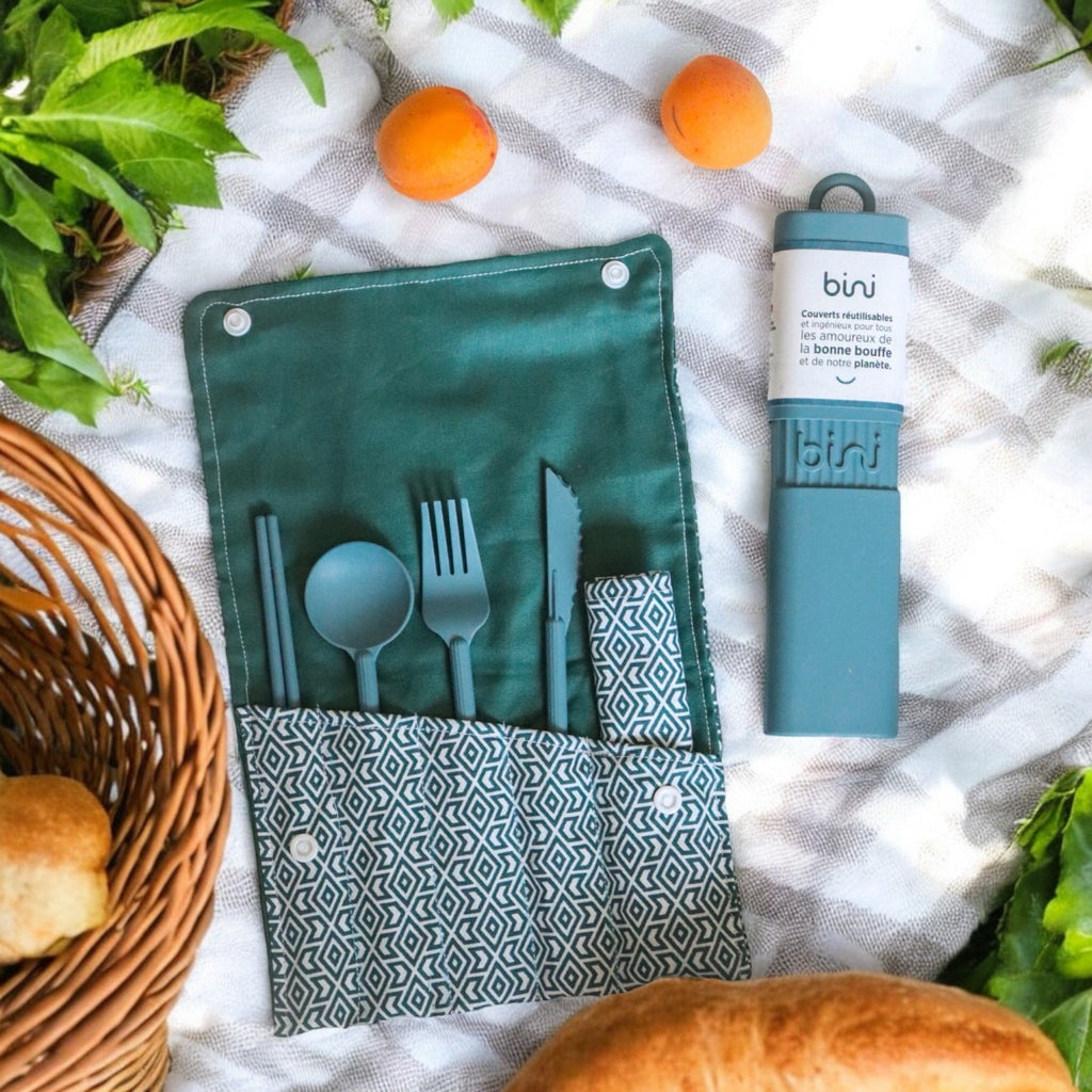 Kit pique nique zéro déchet - Zeste d'Évidence