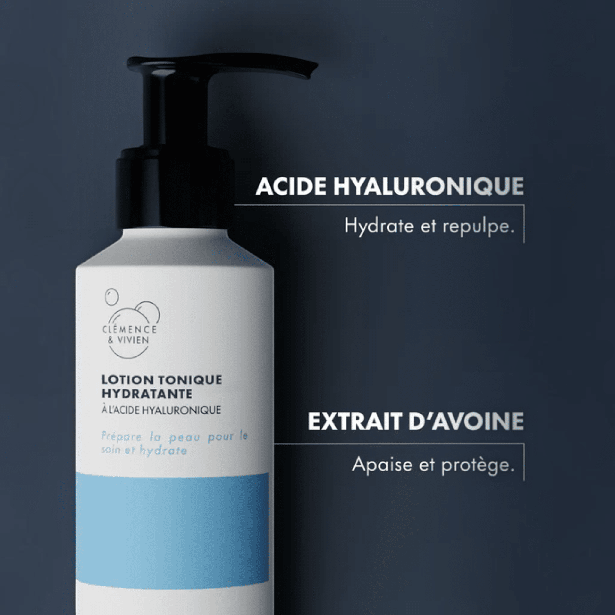 Lotion tonique hydratante - Clémence & Vivien - Zeste d'Évidence