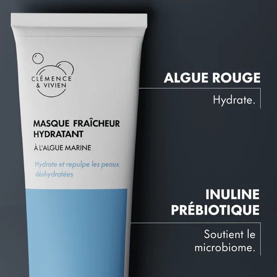 Masque fraîcheur hydratant - Clémence & Vivien - Zeste d'Évidence