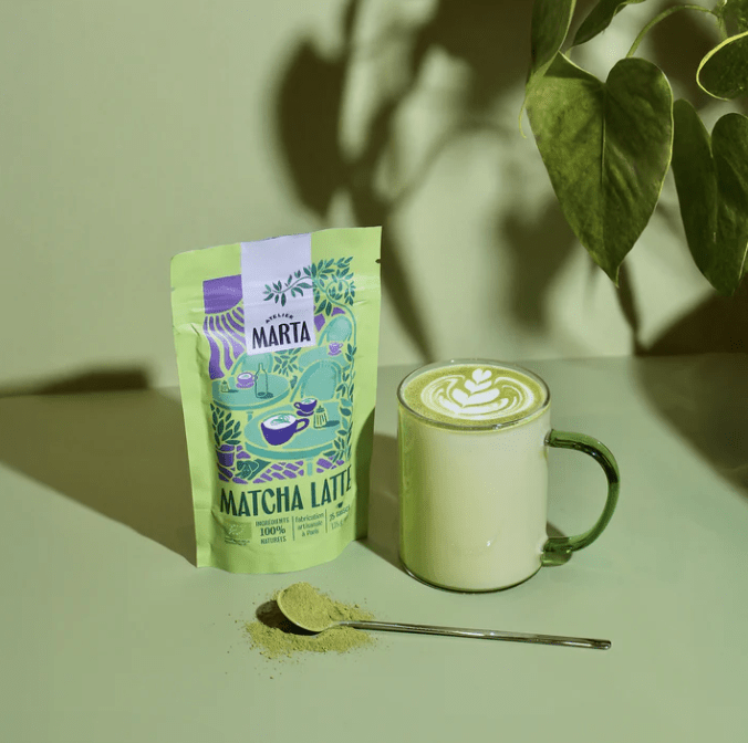 Matcha Latte Bio - Atelier Marta - Zeste d'Évidence