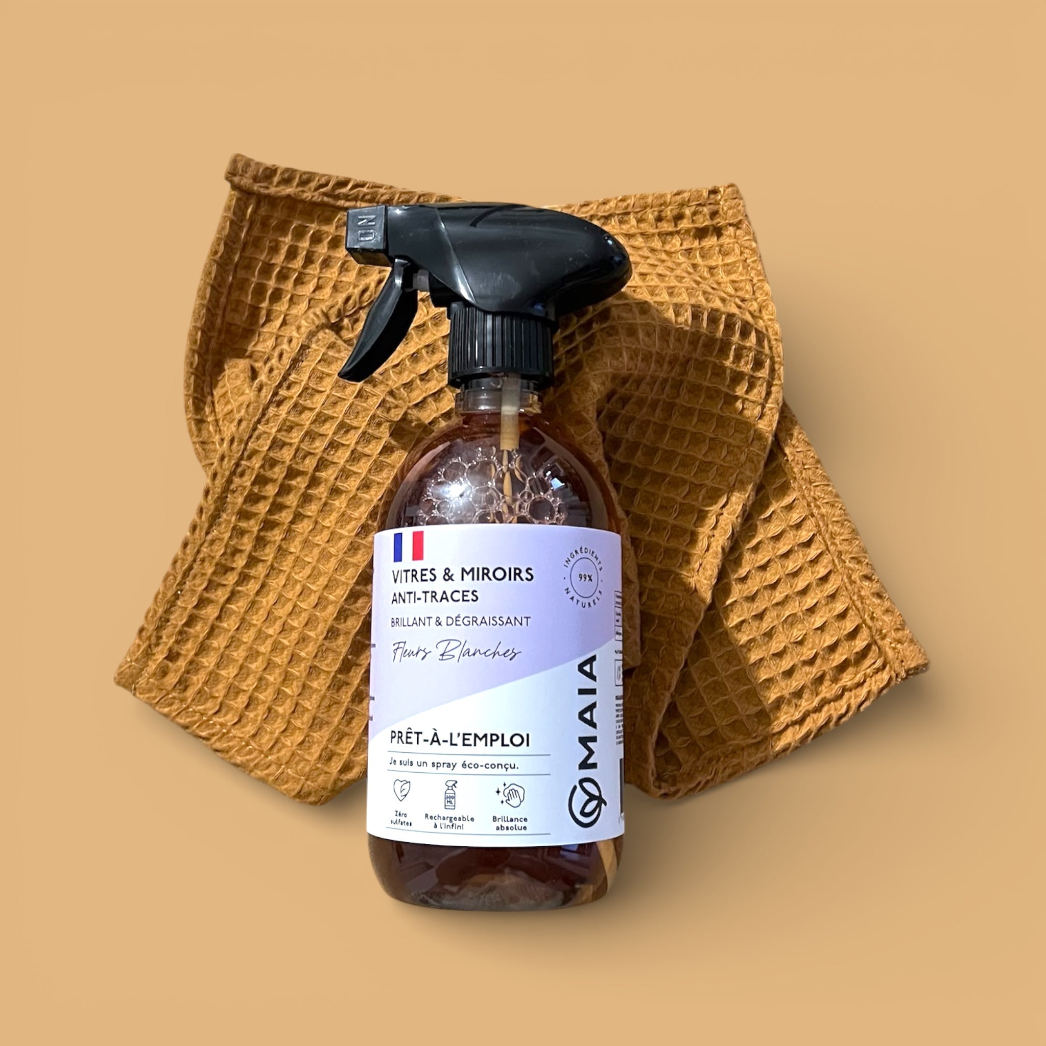 Pack Ménage Vitres Zéro Déchet - Zeste d'Évidence