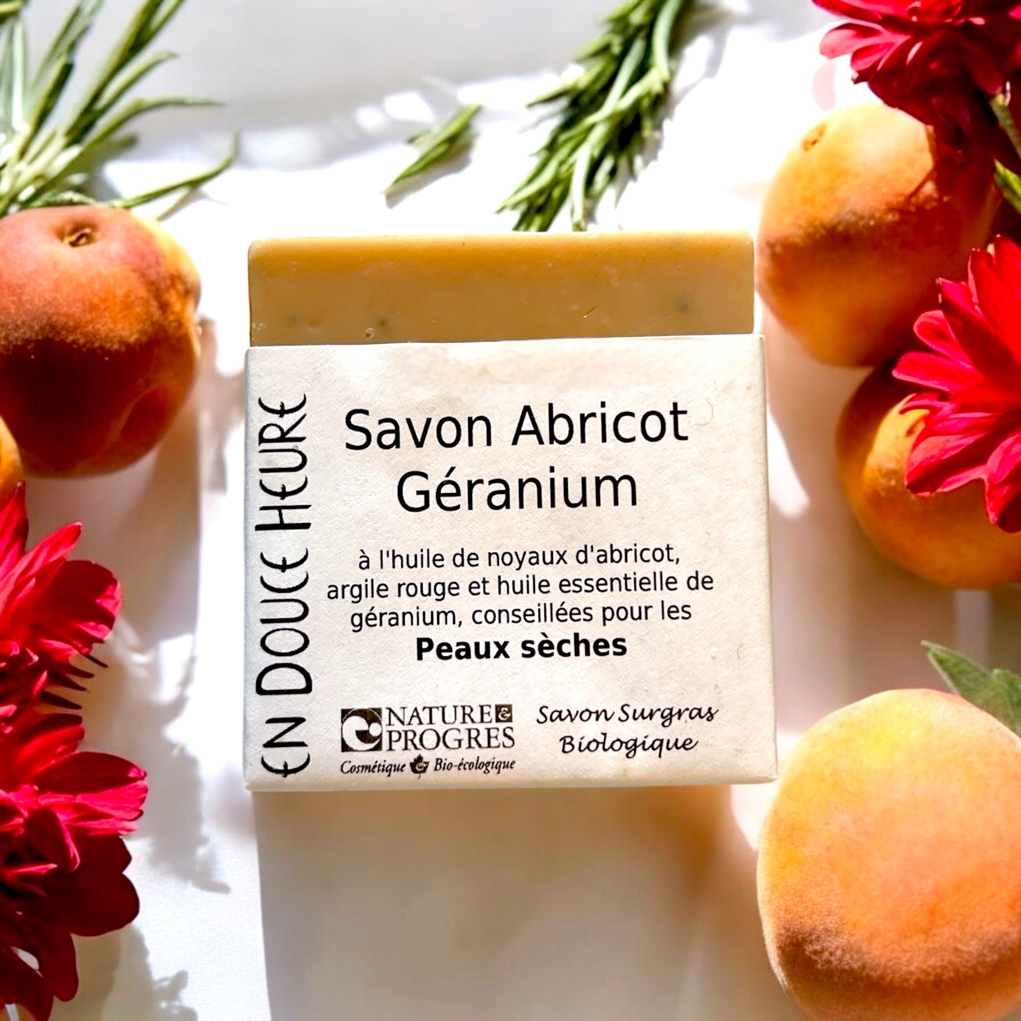 Savon Abricot Géranium