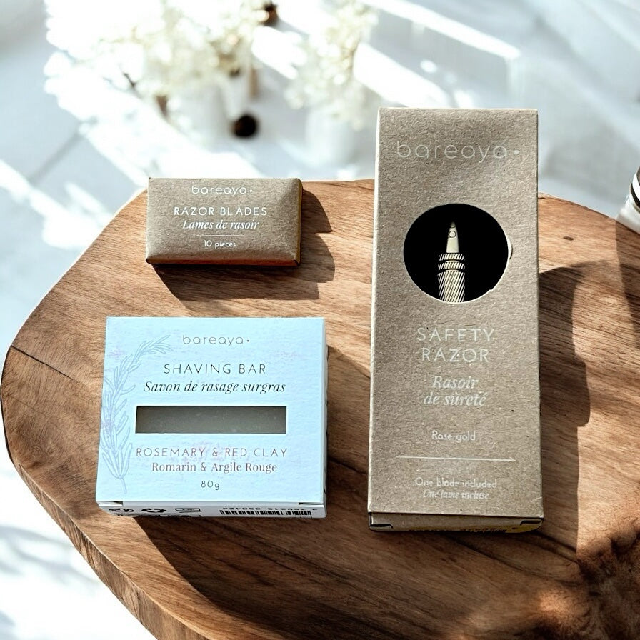 Kit de rasage zéro-déchet