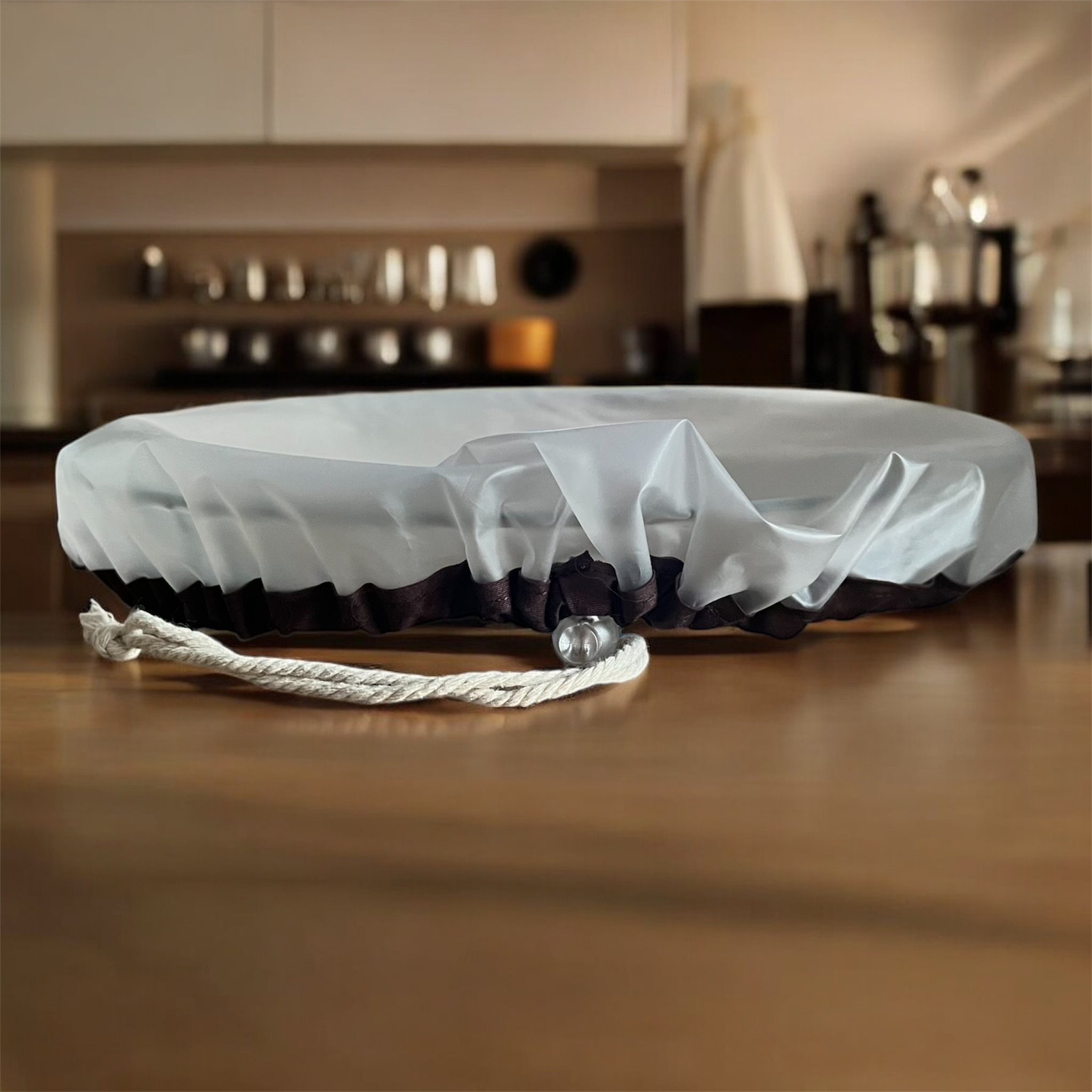 Couvre-plat Ajustable Transparent - Film alimentaire réutilisable