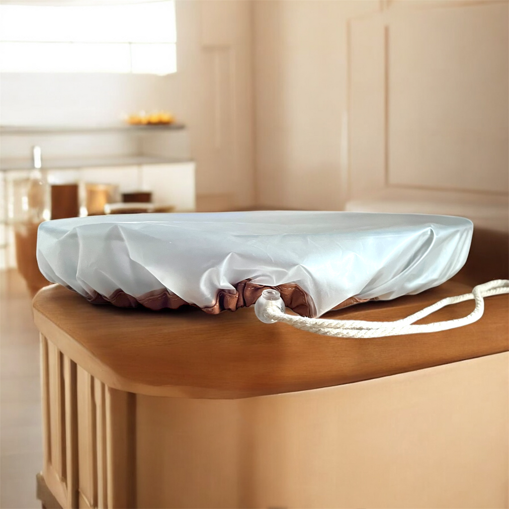 Couvre-plat Ajustable Transparent - Film alimentaire réutilisable