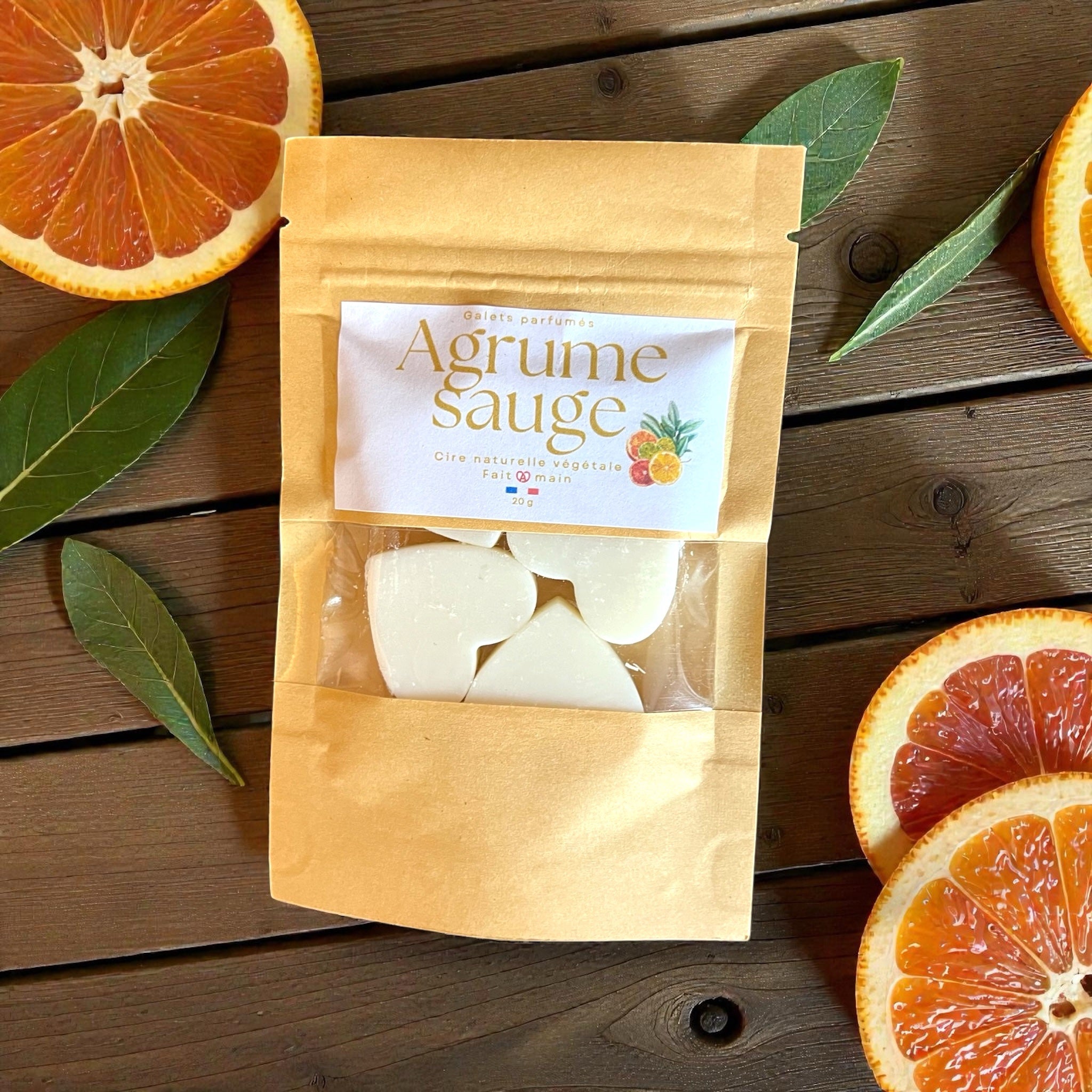 Sachet de Fondants Parfumés Cœurs 20g Bougies des Sens