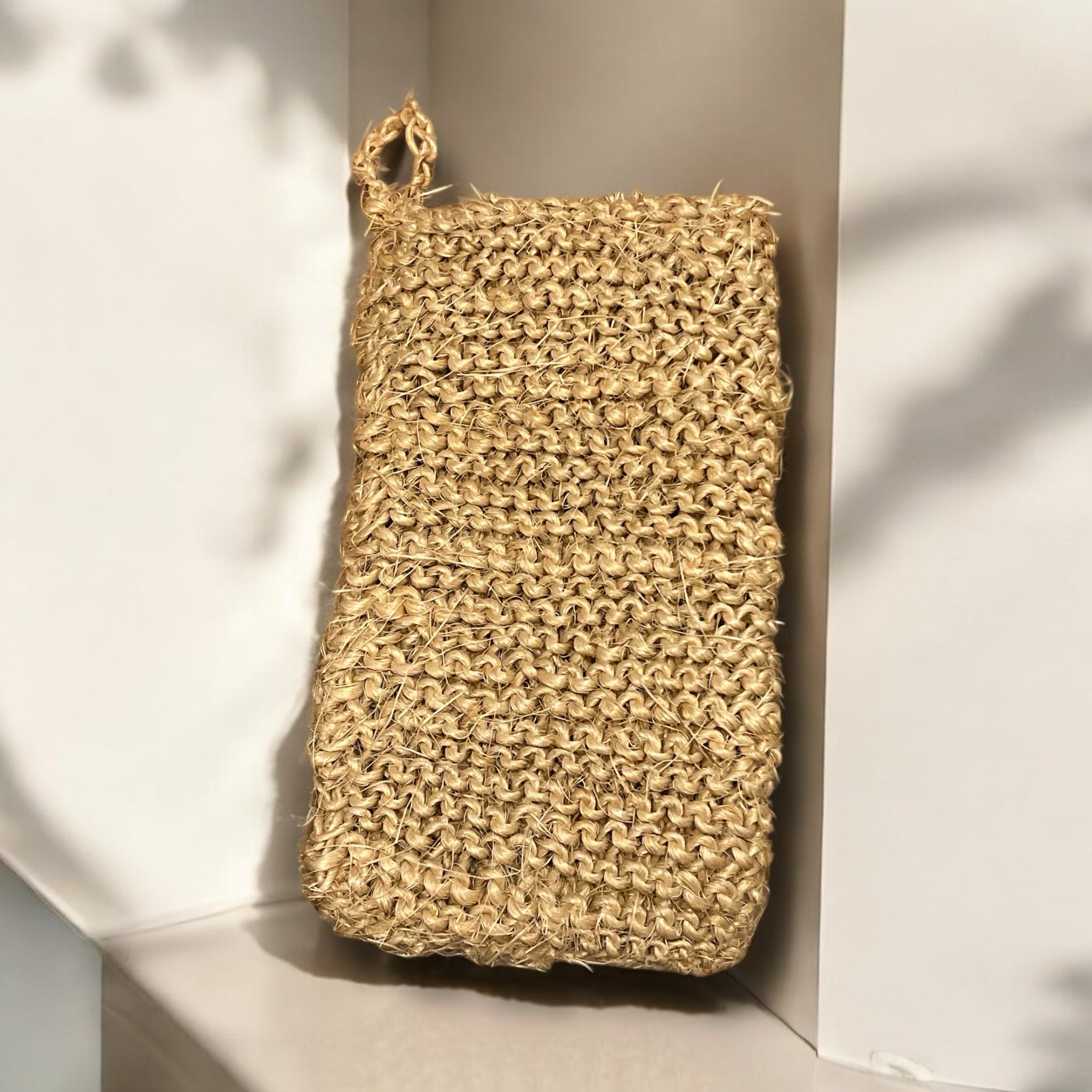 Pochette à savon exfoliante en sisal - Zeste d'Évidence