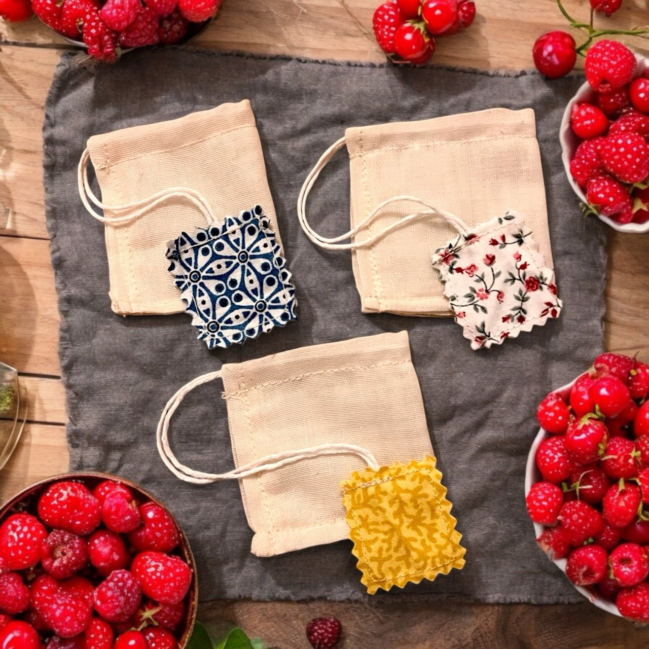 Sachet de thé réutilisable - Zeste d'Évidence