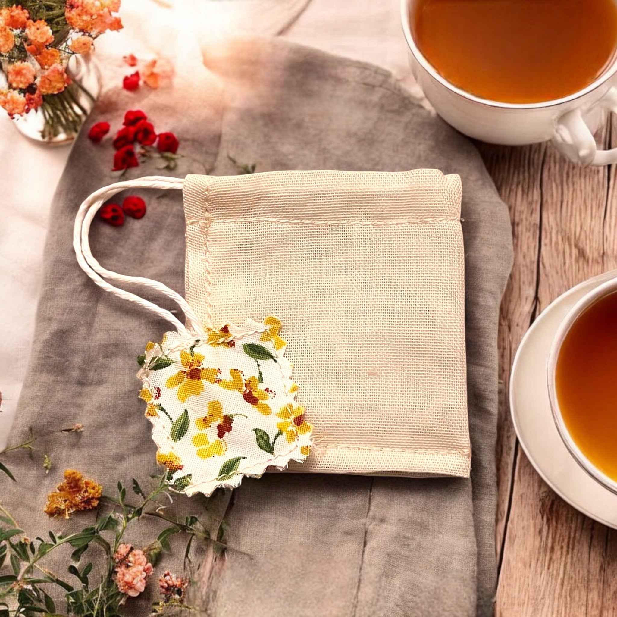 Sachet de thé réutilisable - Zeste d'Évidence