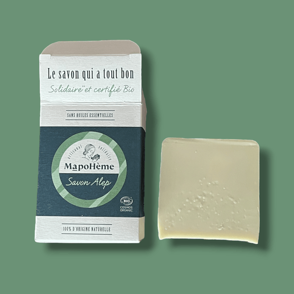 Savon d’Alep 15% Mapohème - Zeste d'Évidence