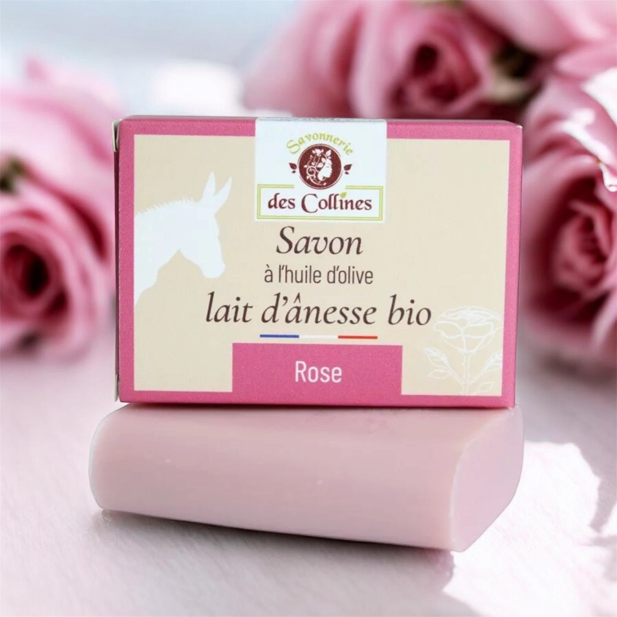 Savon solide au lait d'ânesse - Savonnerie des Collines - Zeste d'Évidence