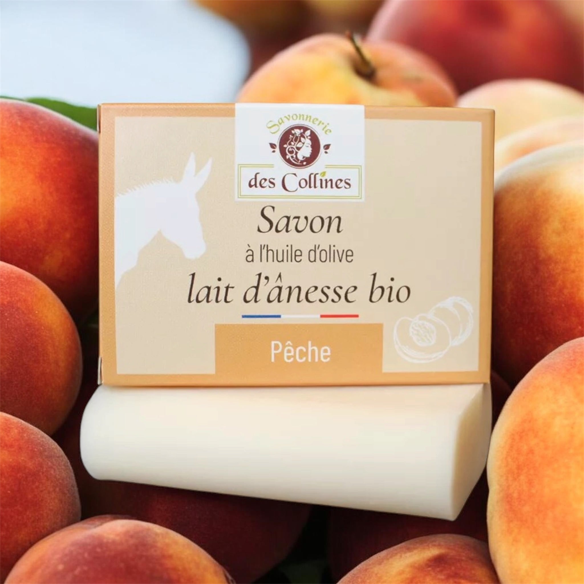 Savon solide au lait d'ânesse - Savonnerie des Collines - Zeste d'Évidence