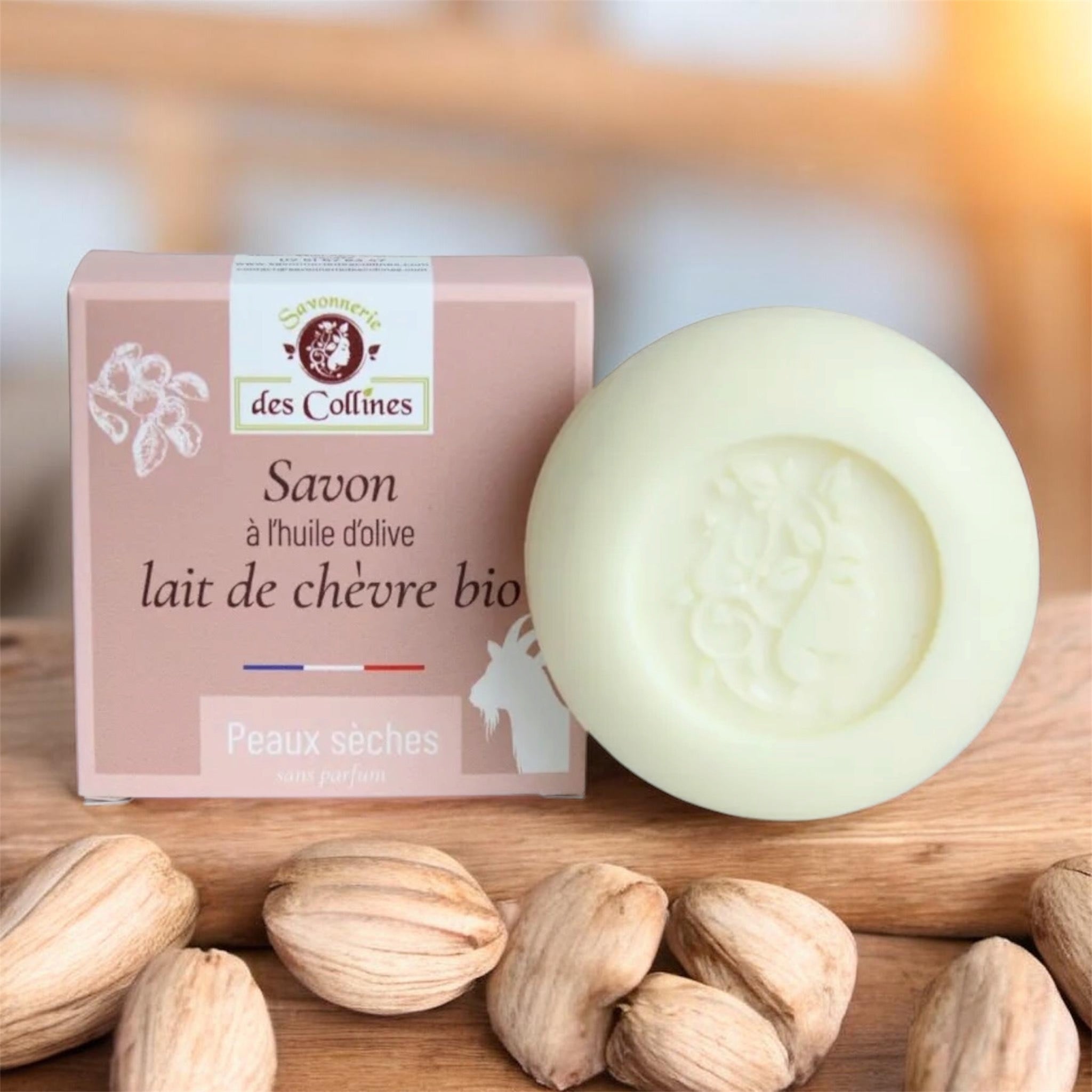 Savon solide au lait de chèvre - Zeste d'Évidence