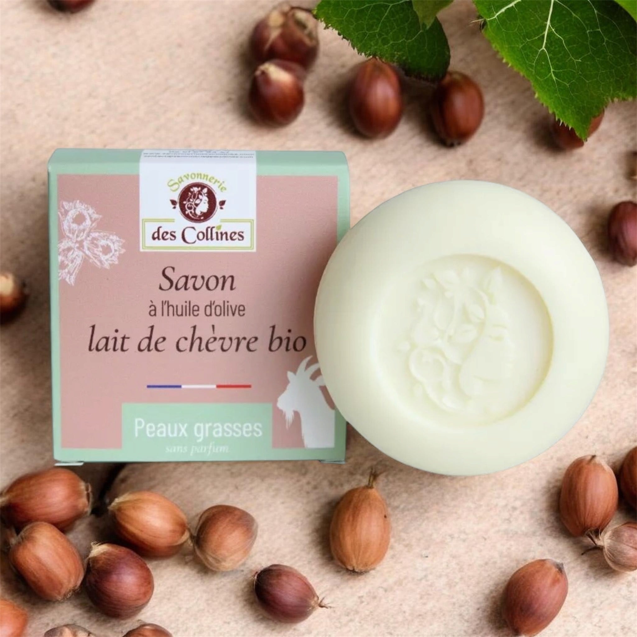 Savon solide au lait de chèvre - Zeste d'Évidence