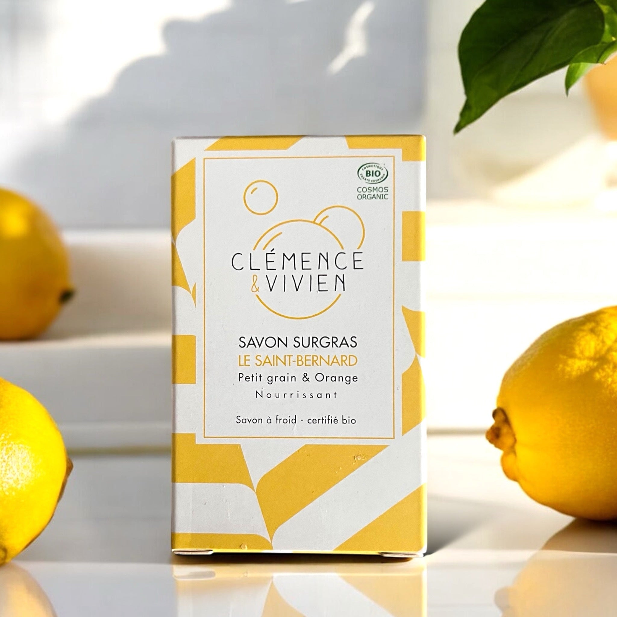 Savon solide Le Saint Bernard - Clemence et Vivien - Zeste d'Évidence