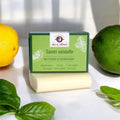 Savon vaisselle solide Basilic Citron 100g - Zeste d'Évidence