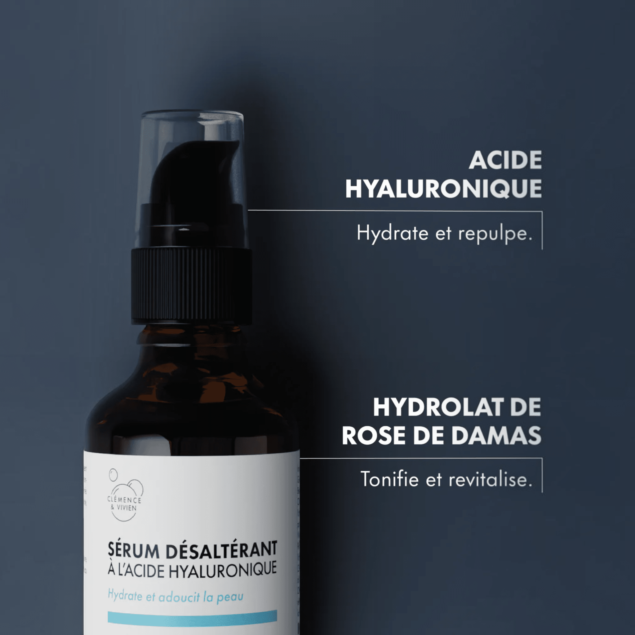 Sérum désaltérant à l’acide hyaluronique - Zeste d'Évidence