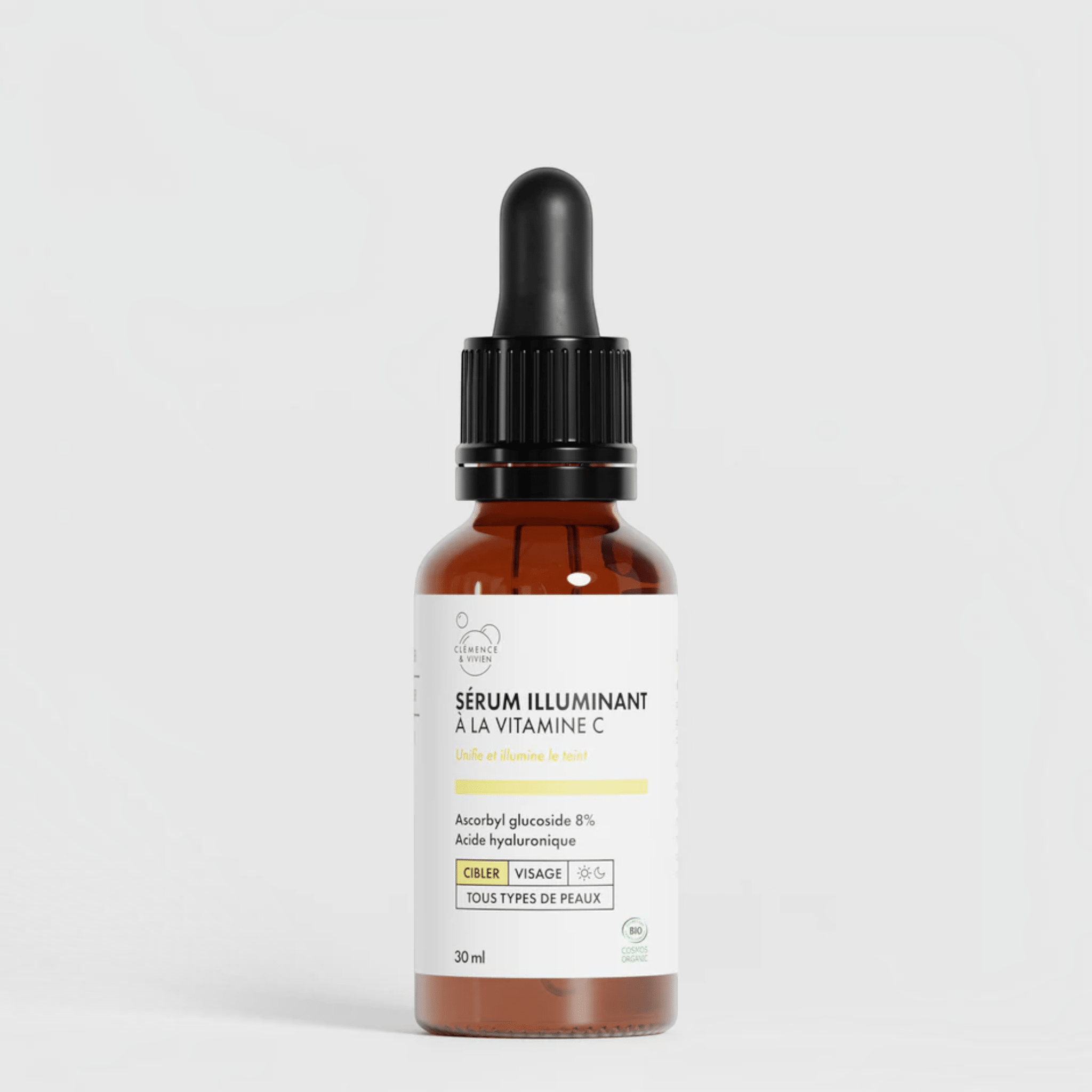 Sérum illuminant à la Vitamine C - Clémence & Vivien - Zeste d'Évidence