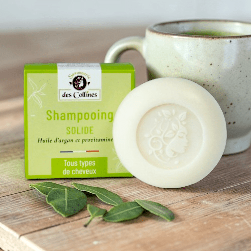 Shampoing solide Argan & Provitamine B5 - Zeste d'Évidence