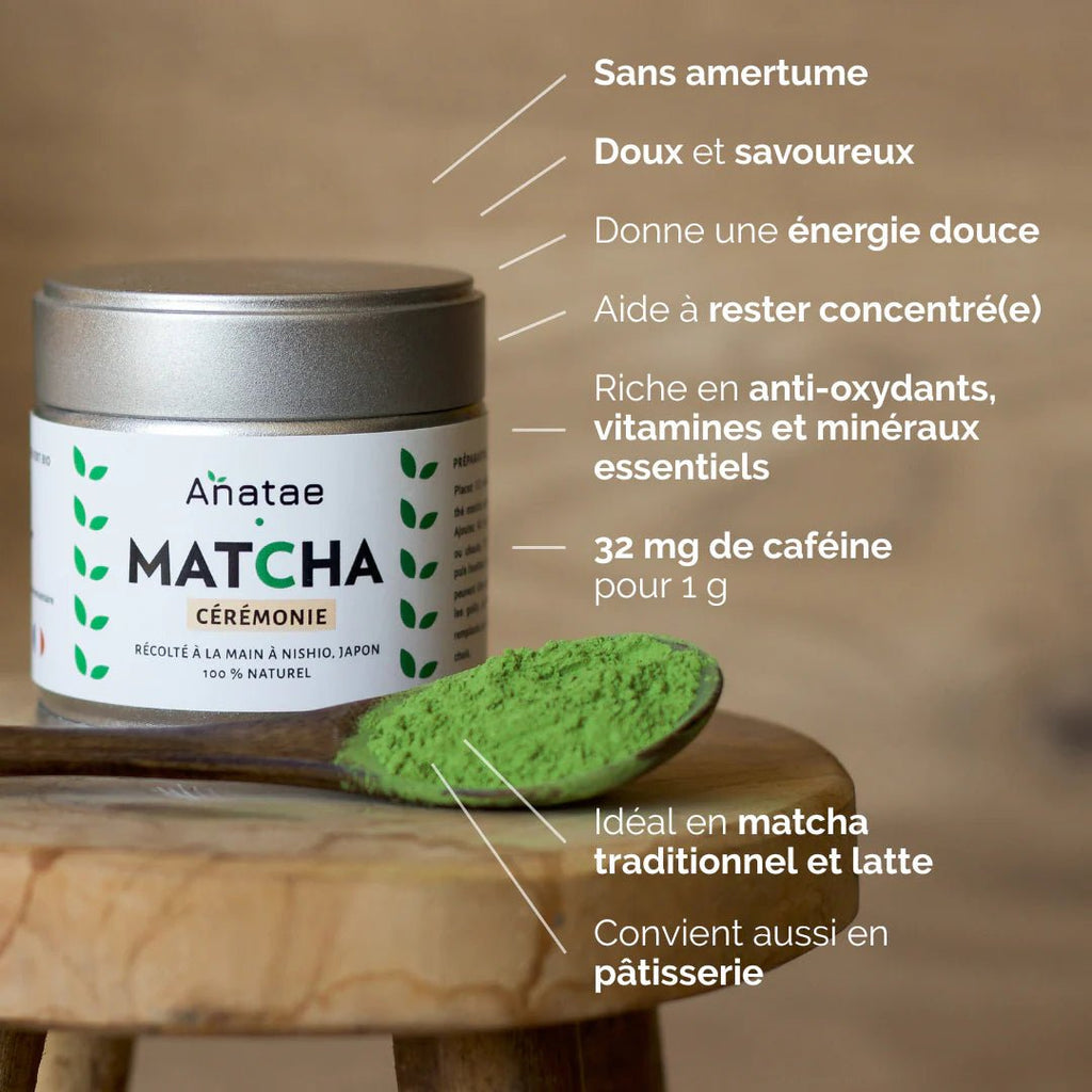 Thé Matcha Cérémonie Bio - Anatae - Zeste d'Évidence