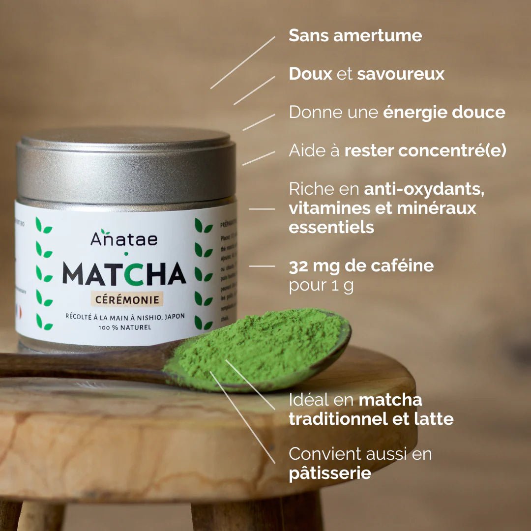 Thé Matcha Cérémonie Bio - Anatae - Zeste d'Évidence