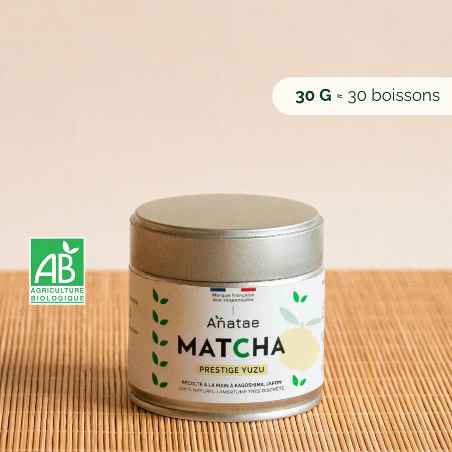 Thé Matcha Prestige au Yuzu Bio - Anatae - Zeste d'Évidence