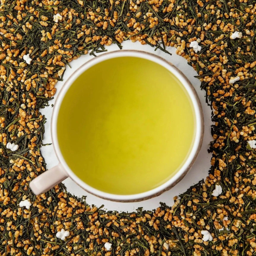Thé vert Bio japonais Genmaicha 100g - Tea Heritage - Zeste d'Évidence