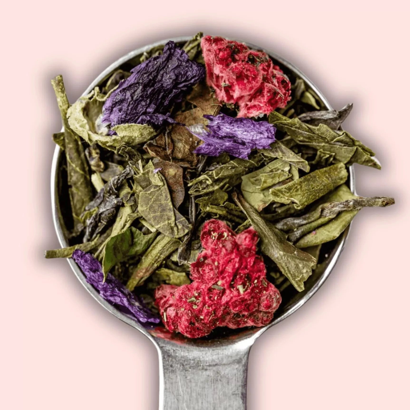 Thé Vert Bio Violette Framboise - 100g - Tea Heritage - Zeste d'Évidence