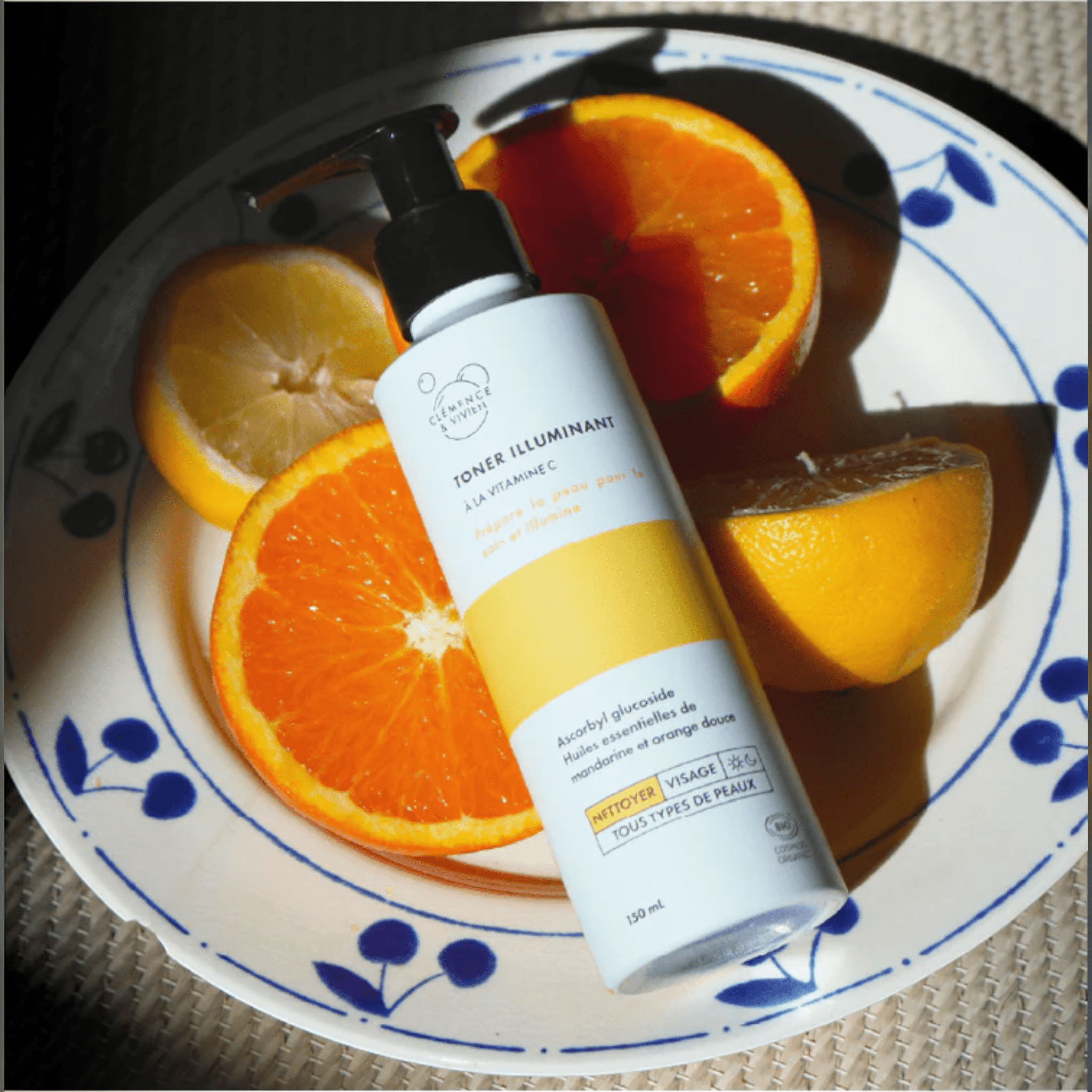 Toner illuminant à la vitamine C - Clémence & Vivien - Zeste d'Évidence